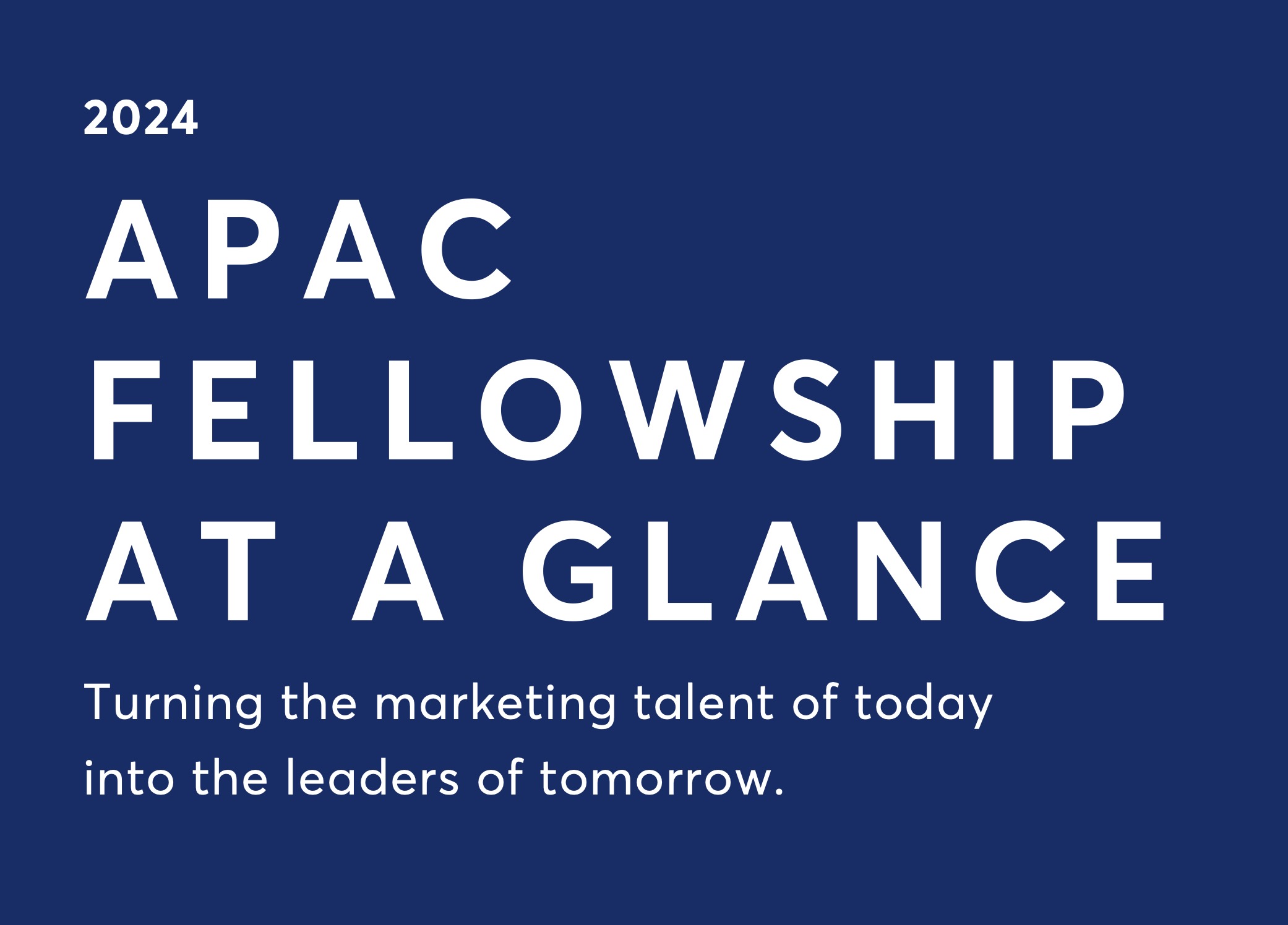 The Marketing Academy unveils CMOs selected to join 2024 APAC Fellowship Program